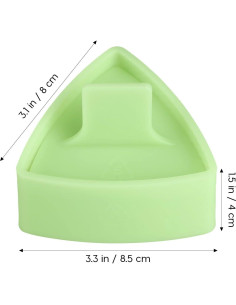 Molde de Sushi Triangular UPKOCH Antiadherente Verde 100g 2