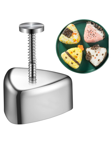 Molde de Arroz Triangular Shoxil Acero Inoxidable 136g