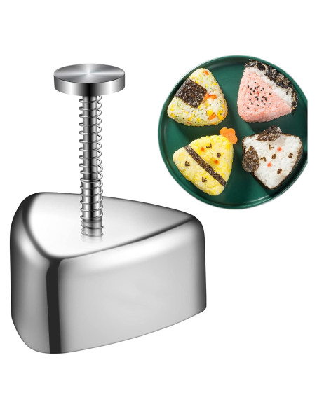 Molde de Arroz Triangular Shoxil Acero Inoxidable 136g