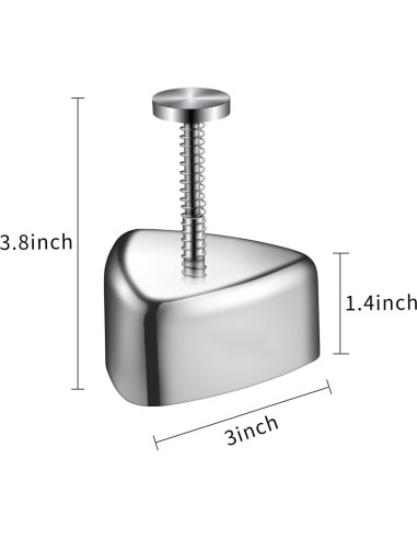 Molde de Arroz Triangular Shoxil Acero Inoxidable 136g