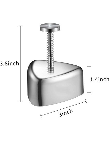 Molde de Arroz Triangular Shoxil Acero Inoxidable 136g