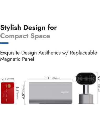 Secador de Manos Automático AIOLUS HD210 700W Bajo Ruido