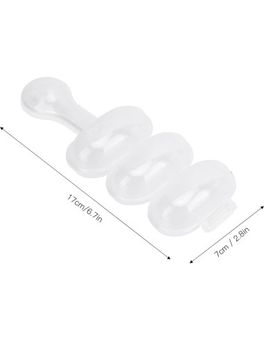 Bola de Arroz Zerodis Herramienta de Cocina Blanca 17x7cm