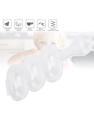 Bola de Arroz Zerodis Herramienta de Cocina Blanca 17x7cm