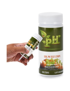 Kit de Prueba de pH del Suelo Window Garden 100 Tiras