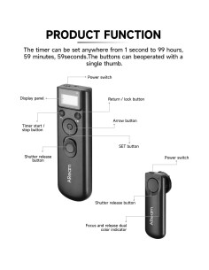 Disparador Remoto Inalámbrico Aream para Canon y Pentax 2
