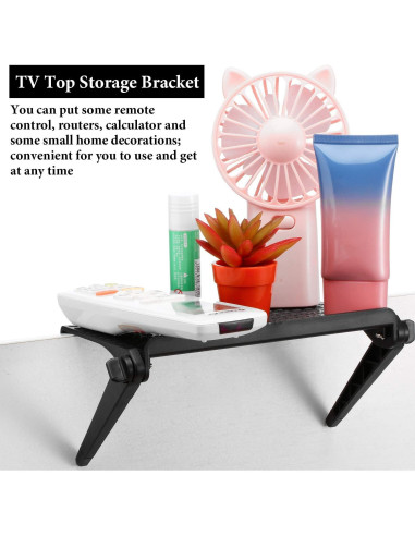 Estante Superior Ajustable Blulu para Monitor 21.5x11.3cm Negro