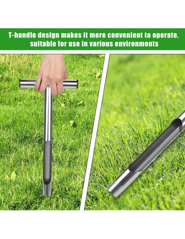 Sonda de Suelo 34.29 cm Acero Inoxidable Sumalon con 2 Bolsas