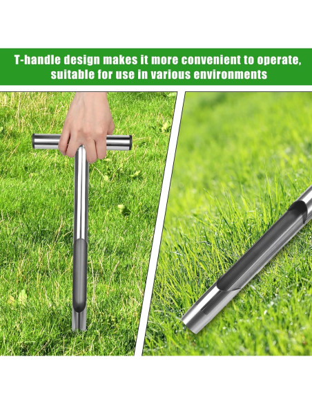 Sonda de Suelo 34.29 cm Acero Inoxidable Sumalon con 2 Bolsas