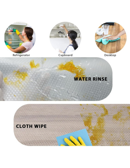 7 Estantes Lavables Aiosscd para Refrigerador Blanco