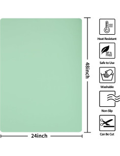 Alfombrilla de Silicona InfiOne 121x61 cm Resistente al Calor 2