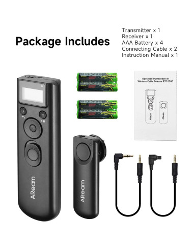 Disparador Remoto Inalámbrico Aream para Canon y Pentax