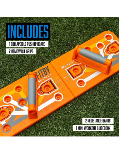 Tabla de Flexiones Fitby Plegable para Ejercicio en Casa