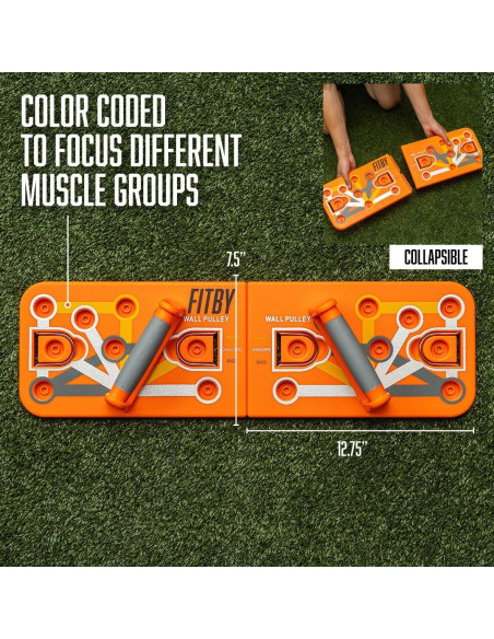 Tabla de Flexiones Fitby Plegable para Ejercicio en Casa