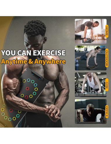 Tablero de Flexiones Upreign Plegable Multifuncional 30 Agujeros