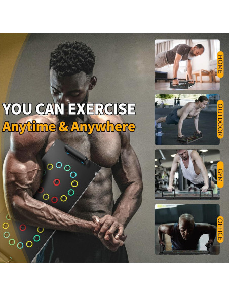 Tablero de Flexiones Upreign Plegable Multifuncional 30 Agujeros