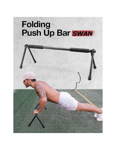 Barra de Flexiones Plegable Withgear Duraluminio 300kg