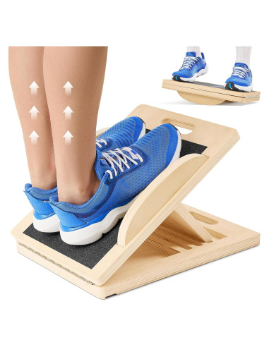 Tablero Inclinado y de Equilibrio ZocoSquat 3 en 1 Madera