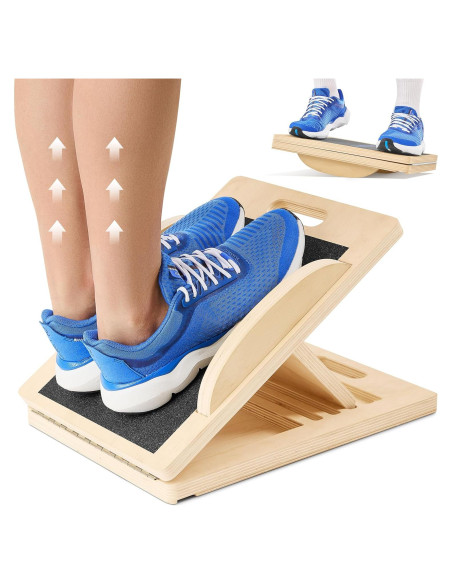 Tablero Inclinado y de Equilibrio ZocoSquat 3 en 1 Madera