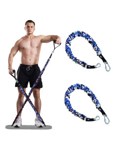 Bandas de Resistencia HOTWAVE 70Lbs para Gimnasio Portátil