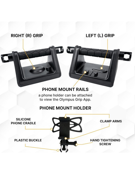 Entrenador de Fuerza Fitnix Olympus Grip con App iOS