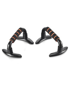 Barras de Flexiones NKU Naranjas para Entrenamiento de Fuerza