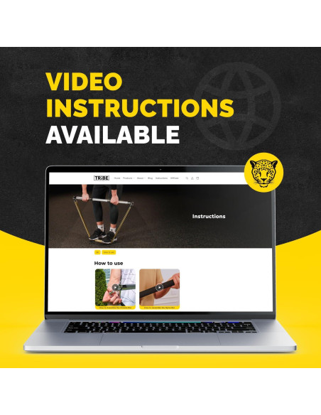 Barra de Bandas de Resistencia Tribe Lifting - Acero 0,91 kg