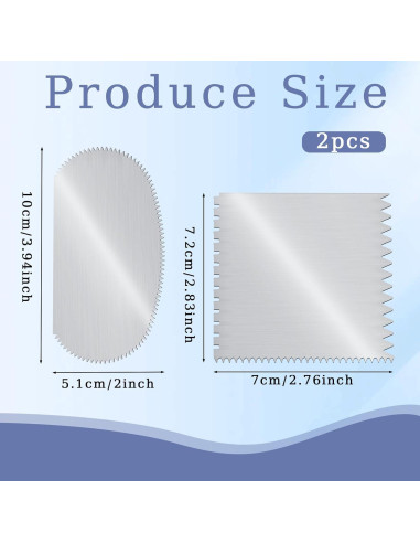 Herramienta de Escultura de Arcilla DAJISI 2 Pcs Acero Inoxidable