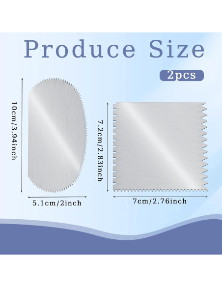 Herramienta de Escultura de Arcilla DAJISI 2 Pcs Acero Inoxidable