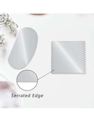 Herramienta de Escultura de Arcilla DAJISI 2 Pcs Acero Inoxidable