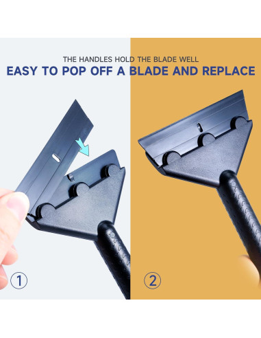 Raspador de Plástico FOSHIO con 10 Cuchillas Reemplazables