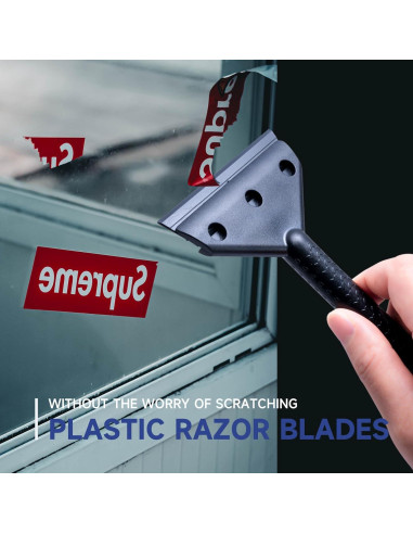 Raspador de Plástico FOSHIO con 10 Cuchillas Reemplazables