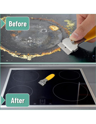 Juego de Raspadores de Cuchillas Bates - 2 Piezas con 10 Cuchillas