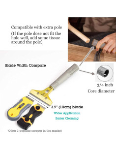 Raspador de Cuchilla Extensible LDS Industry 10,16 cm 2