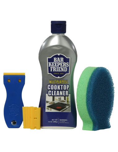 Limpiador de Cocina Bar Keepers Friend 399g + Raspador y Esponja