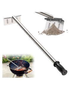 Rastrillo de Carbón BBQ Dakepole 73,66 cm Acero Inoxidable
