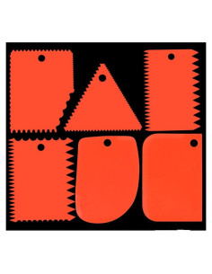 6 Herramientas de Raspado de Plástico para Cerámica hosupfavr