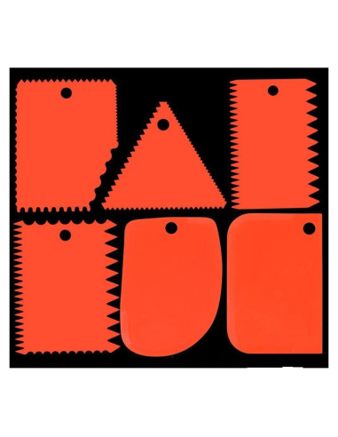 6 Herramientas de Raspado de Plástico para Cerámica hosupfavr