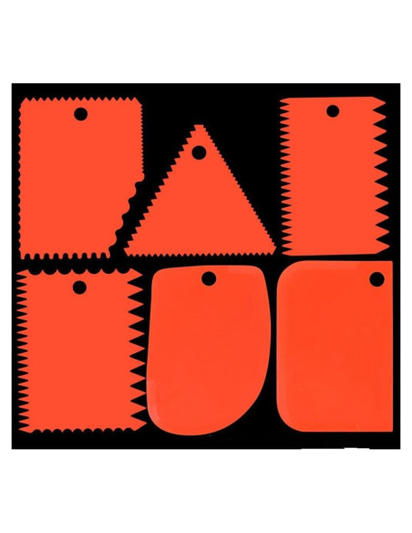 6 Herramientas de Raspado de Plástico para Cerámica hosupfavr