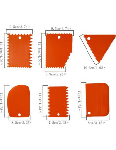 6 Herramientas de Raspado de Plástico para Cerámica hosupfavr 2