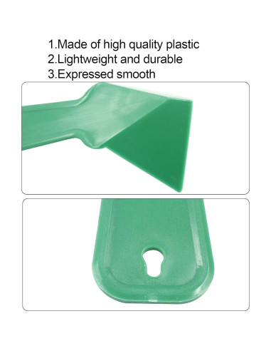 2 Raspadores de Esquina de Yeso Unlorspy Verde 17x9.5 cm