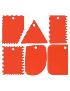 Juego de 6 Raspadores de Arcilla PZRT - Herramientas de Cerámica