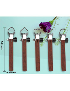 Juego de 5 Herramientas de Tallado Cerámica GEOCCI 2