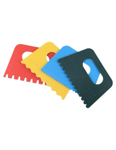 Paquete de 4 raspadores de plástico Urjumpea 12.8x8cm