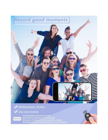 Disparador Remoto Bluetooth Kolotesame ABS-03 para Cámara