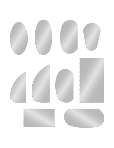 Kit de 10 Herramientas de Cerámica Acero Inoxidable Meyeyaia