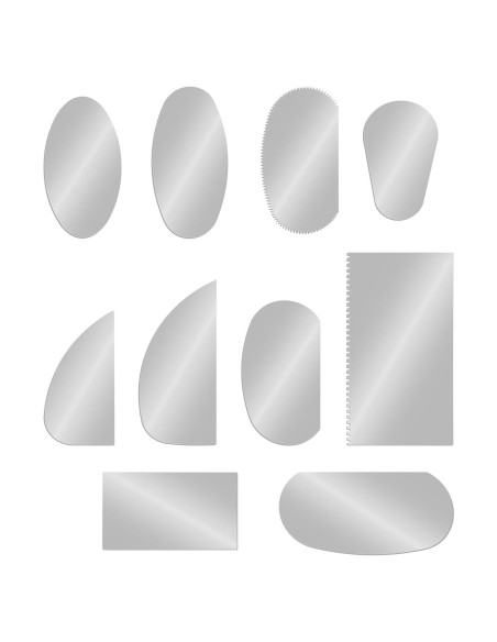 Kit de 10 Herramientas de Cerámica Acero Inoxidable Meyeyaia