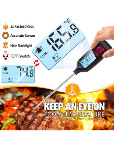 Termómetro Digital de Carne Antonki con Sonda Larga 13.9cm 2