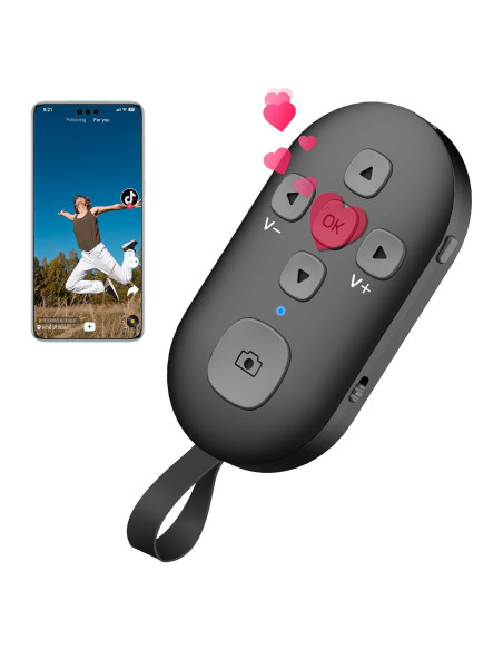 Control Remoto Bluetooth SEANCHEER R1 para TikTok y eBooks