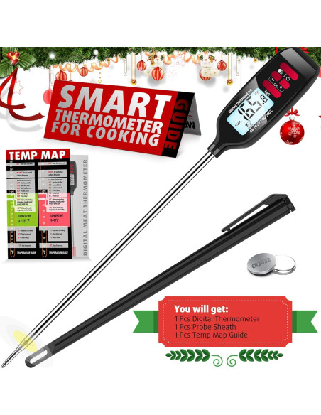 Termómetro Digital de Carne Antonki con Sonda Larga 13.9cm